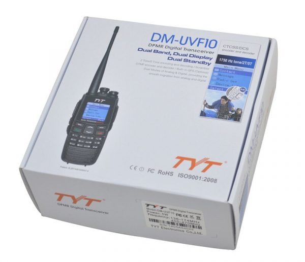TYT DM-UVF10 Dual Band Digital GPS Walkie Talkie DPMR Ham Transceiver DTMF Two Way Radio - Image 3