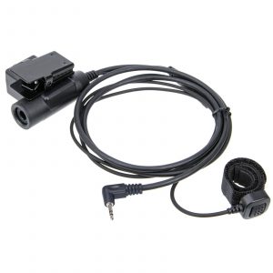 For T5428 6200C T80 and other 2.5mm Walkie Talkie PTT Headset Cable PTT Adapter Plug U94 Headset Cable