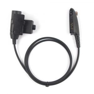 Earphone Adapter U94 PTT Tactical for Motorola GP140 GP320 GP328 GP338 GP340 etc