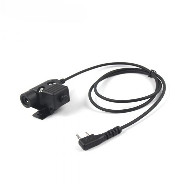 Intercom Military U94 Tactical PTT Cable Adaptor for Kenwood TYT Baofeng UV82 UV5R UV6R BF888S etc - Image 3