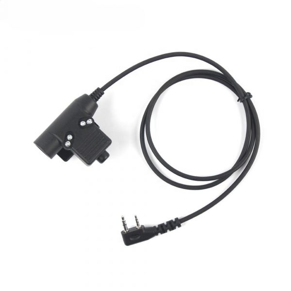 Intercom Military U94 Tactical PTT Cable Adaptor for Kenwood TYT Baofeng UV82 UV5R UV6R BF888S etc - Image 4