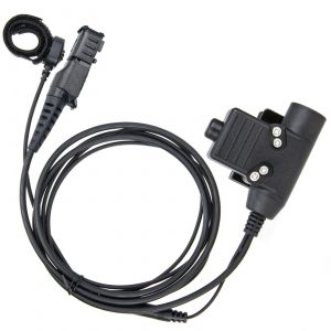 Motorola XiR P6600 P6620 DP2400 MTP3250 DEP550 DP2400 etc U94 Tactical PTT Military Headset Adaptor