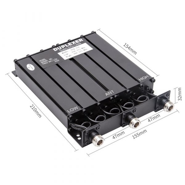 SGQ-450 UHF 30W Duplexer for Radio Repeater with Preseted Low Frequency 462MHz & High Frequency 467MHz & N Female connectors - Image 4