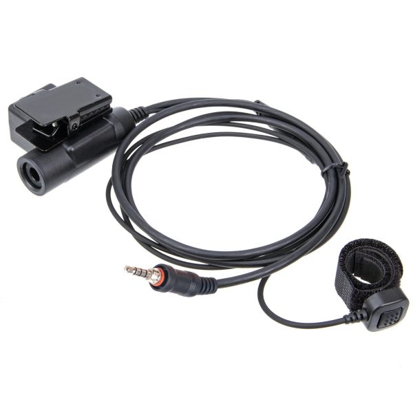 For Vertex VX‑6R VX‑7R Earpieces PTT Adaptor Finger Microphone Walkie Talkie Headset U94 Adapter Cable - Image 4