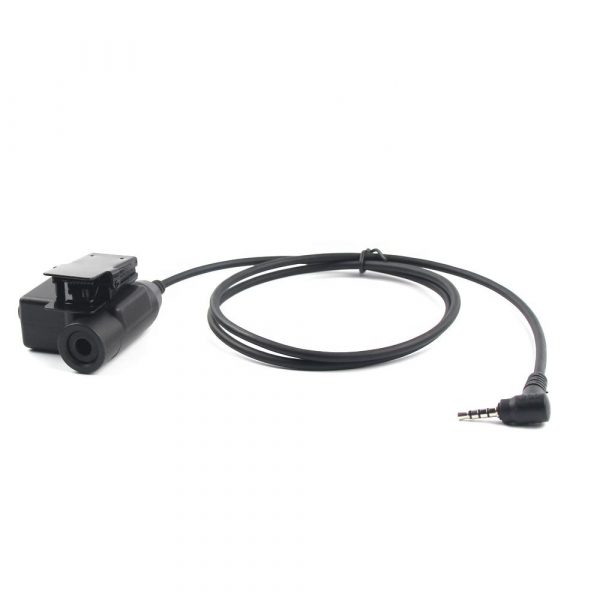 3.5mm 1 Pin 2 ways Radios Earpieces Adapter U94 PTT for YAESU VERTEX Walkie Talkie - Image 6