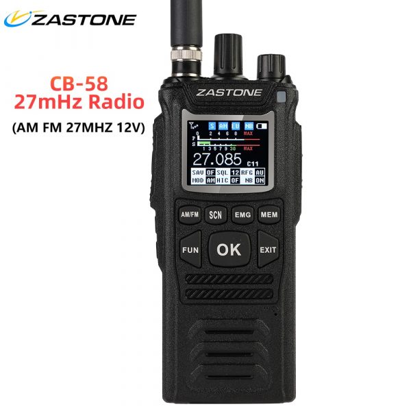 Zastone CB-58 27MHz FM AM Handheld HAM CB Radio