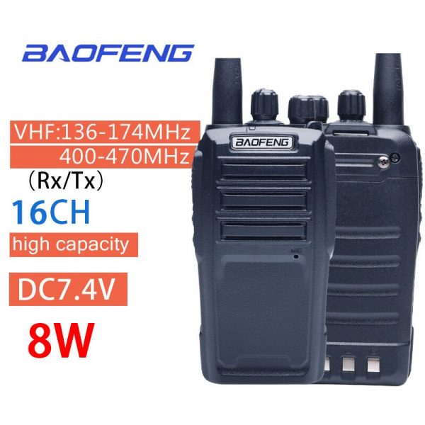 Baofeng UV6 Long Range Walkie Talkie Dual Band UV-6 Pofung Ham FM Transceiver