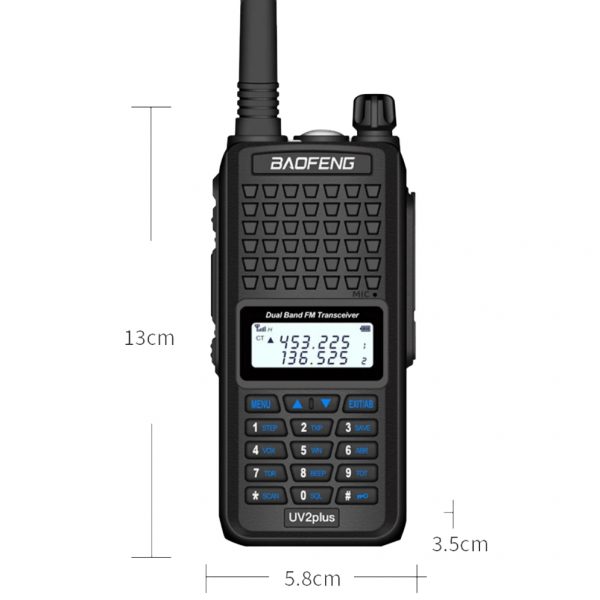 Newest Upgraded Baofeng BF-UV2plus 10W IP68 Waterproof Dustproof UV2plus Dual Band Walkie Talkie - Image 5
