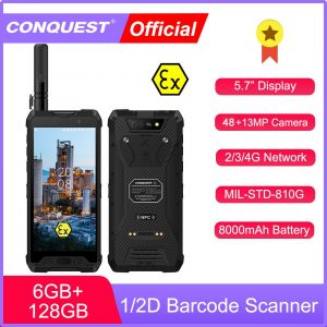 CONQUEST S18 DMR Walkie Talkie 4G LTE IP68 Waterproof Rugged Smartphone