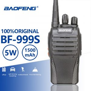 Free Earpiece 5W UHF 400-470MHz Frequency Baofeng BF-999S Walkie Talkie