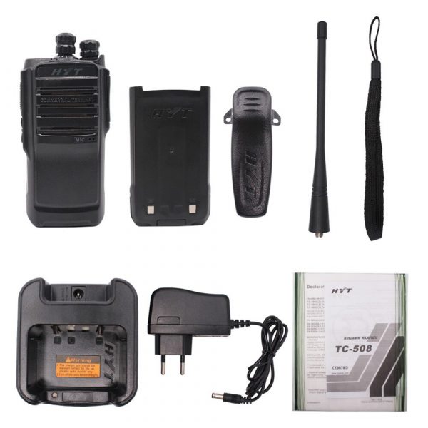 HYT TC-508 UHF VHF Handheld Professional Walkie Talkie with Battery HYT TC508 Business radio - Image 4