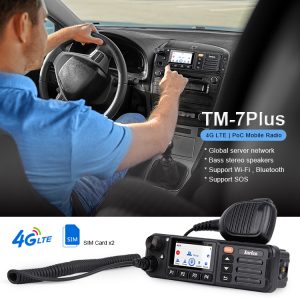 Inrico TM-7Plus 4G LTE Dual SIM POC Network Mobile Radio GPS Wifi GSM WCDMA