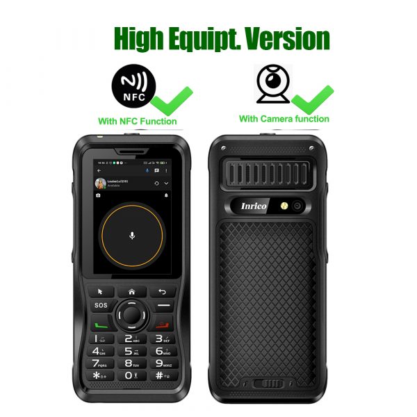 Inrico T310 Plus 4G LTE Zello Walkie Talkie Mobile Network POC Radio with Dual SIM Card NFC Touch Screen Camera Walkie Talkie - Image 4