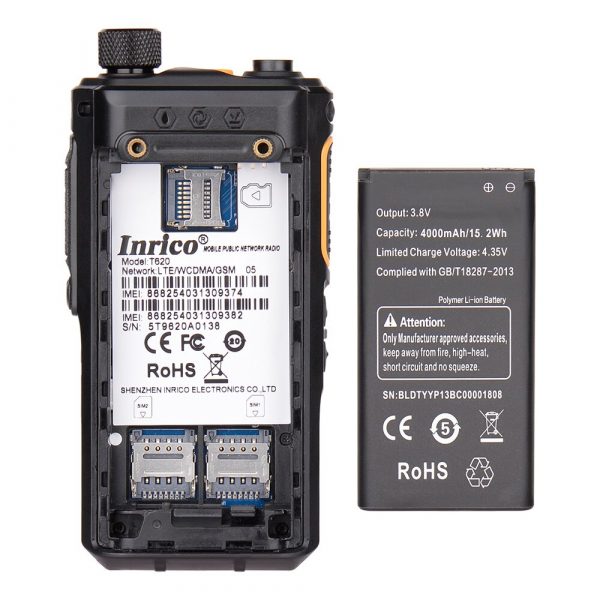 Inrico T620 4G LTE Intercom Phone Mini Zello PoC Walkie Talkie - Image 3
