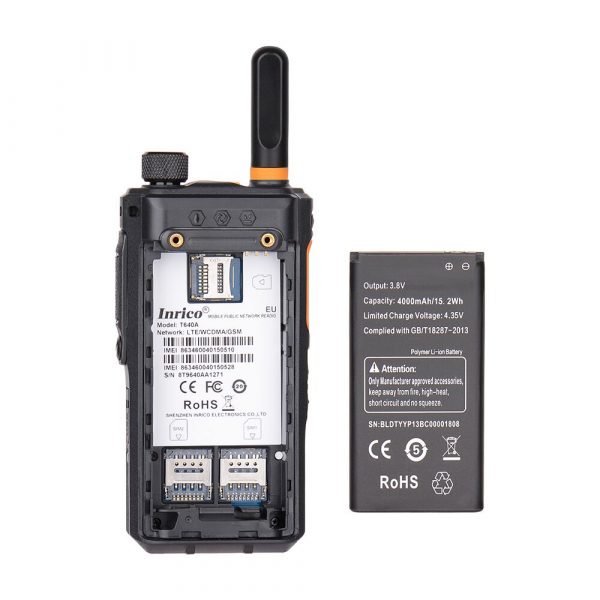 Inrico T640A 4G Network Radio Unlock Android 8.1 LTE/WCDMA/GSM POC Mobile Phone Work With Real-ptt Zello Global Call - Image 3