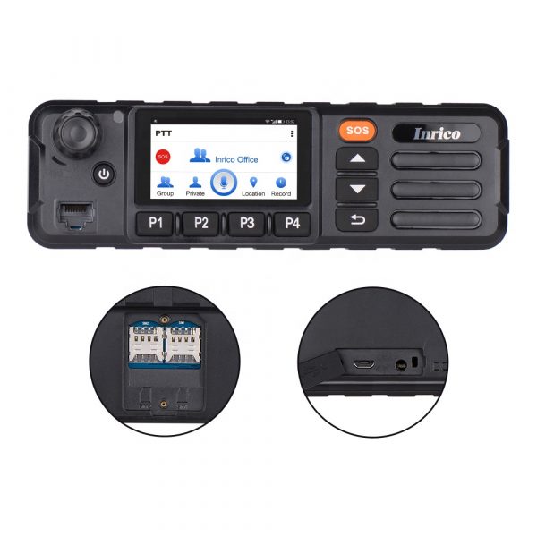 Inrico TM-7 Wifi GSM WCDMA 3G SIM Network Mobile Radio with Touch Screen - Image 4