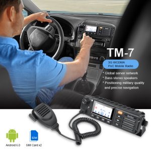 Inrico TM-7 Wifi GSM WCDMA 3G SIM Network Mobile Radio with Touch Screen
