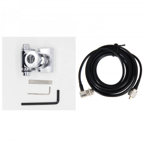 K366 Car Mobile Radio Antenna Mount Bracket with 5M RG58 Antenna Extension Cable