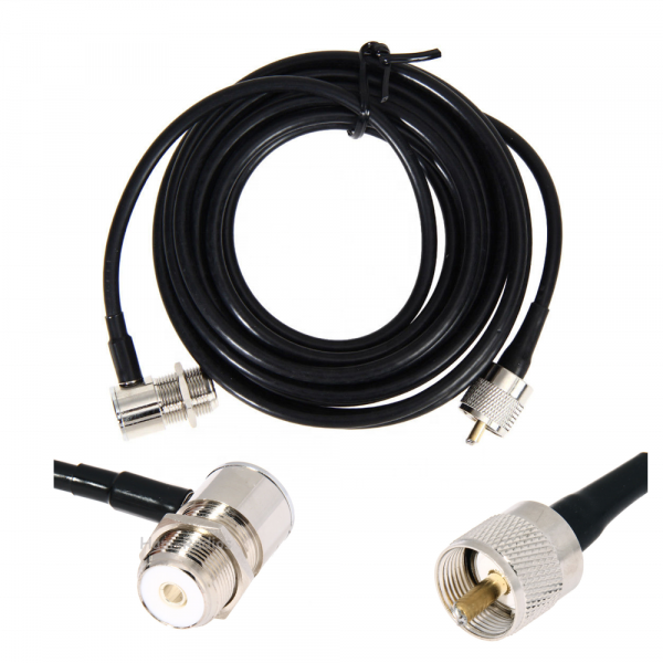 K366 Car Mobile Radio Antenna Mount Bracket with 5M RG58 Antenna Extension Cable - Image 2