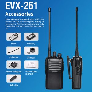 Motorola EVX-261 5W 10KM UHF / VHF Digital DMR Walkie Talkie EVX 261 Digital Portable Transceiver