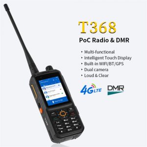 Inrico T368 4G LTE GPS Poc Radio DMR PTT Two Way Radio Dual SiM Card Wifi Walkie Talkie with Camera Touch Screen