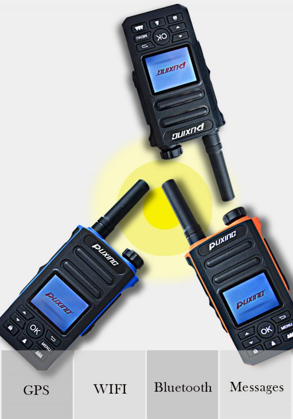 Puxing G21 4G LTE Public Network SIM Card GPS Cell Phone Wifi Two way Radio 100 miles 500miles Small Transceiver