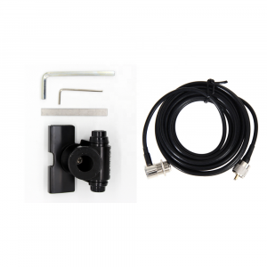 Black Car Mobile Radio Antenna Mount RB-400V Bracket with 5M RG58 Antenna Extension Cable PL-259 SO-239 For Kenwood Yaesu ICOM