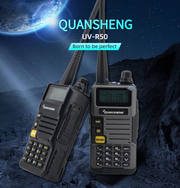Quansheng UV-R50 Vhf Uhf Dual Band Two Way Radio Performance Handheld FM Transceiver