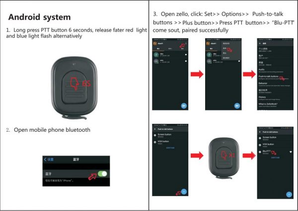 Wireless Finger Remote Control PTT for Phone Android IOS POC Zello Talk Bluetooth PTT Controller Low Energy  - Image 3