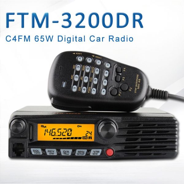 Yaesu FTM3200DR C4FM 65W Digital Car Radio 220 Channel VHF Digital DMR Mobile Transceiver
