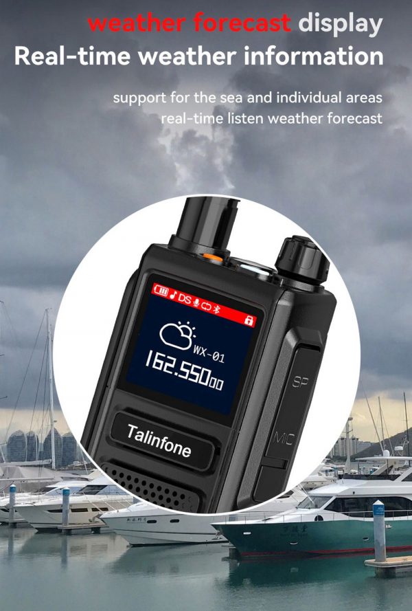 Police Scanner Marine Radios Talinfone 10W Full Band Air Band Walkie Talkie 108-520MHz Civil Aviation Radio - Image 2