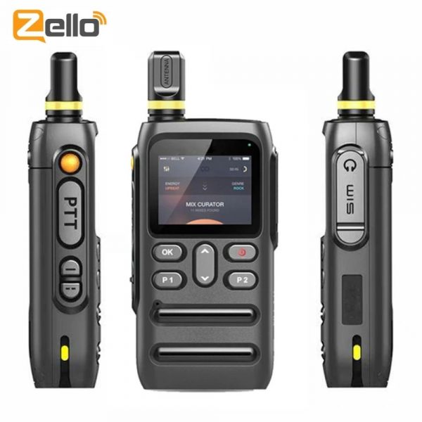 Mini 4G Android Walkie Talkie Talinfone B28 Zello Real PTT PoC Radio WIFI GPS Bluetooth Mobile Phone