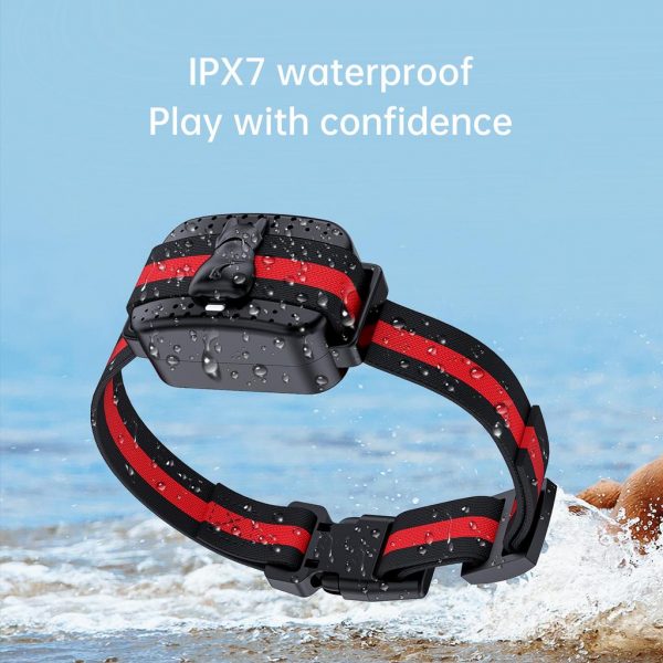 Waterproof IPX7 Upgraded 300m Dog Training Collar Intercom Transmitter Remote Control Electric Shock Vibration Sound with Lock - Image 2