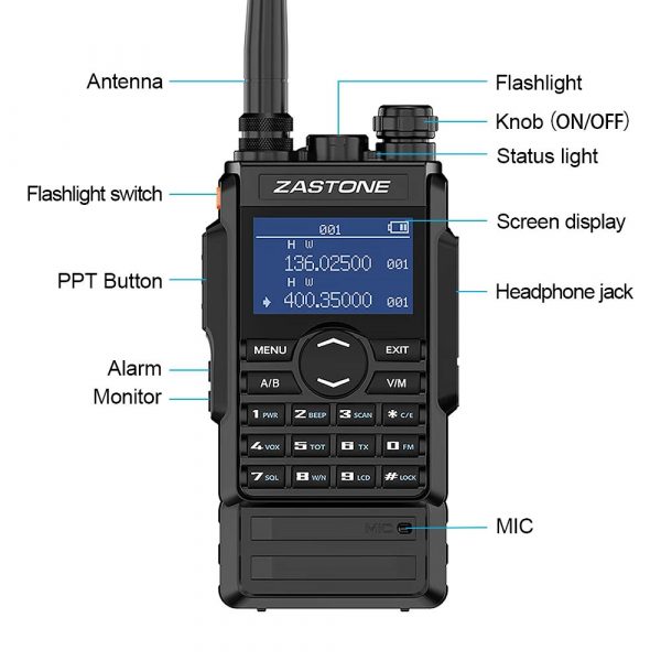 Hotselling Zastone M7 8W Dual Band DualPTT Portable Radios - Image 4