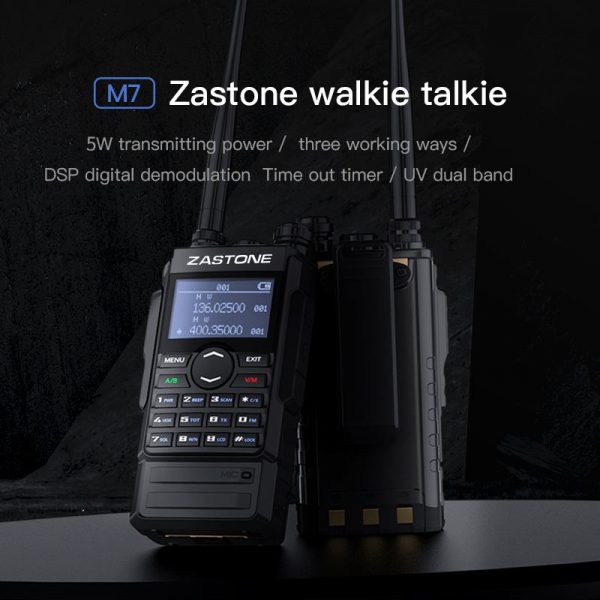 Hotselling Zastone M7 8W Dual Band DualPTT Portable Radios - Image 2