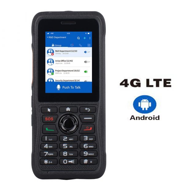 Inrico T310 Plus 4G LTE Zello Walkie Talkie Mobile Network POC Radio with Dual SIM Card NFC Touch Screen Camera Walkie Talkie