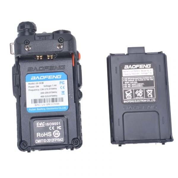 Baofeng UV-5RIII Tri-band Walkie Talkie 136-173.975MHz/200-259.975MHz/400-519.975MHz - Image 5