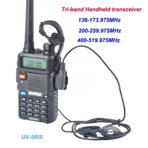 Baofeng UV-5RIII Tri-band Walkie Talkie 136-173.975MHz/200-259.975MHz/400-519.975MHz