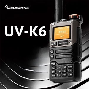 New Arrival Quansheng UV-K6 Multi Band Air Band U/V Amateur Walkie Talkie for Civilian Outdoor Self Driving Tour
