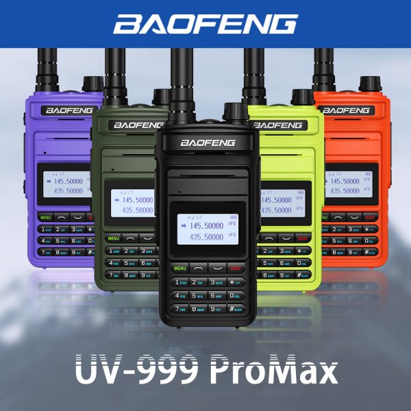 2Pcs Baofeng UV-999 Pro Max 10W Long Range 999CH Professional Walkie Talkie Dual Band CB Ham Radios FM Two Way Radio UV13 - Image 3