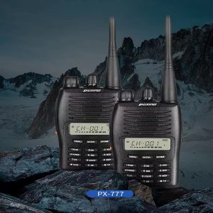 Puxing PX-777 VHF Portable Transceiver PX777 UHF VOX128CH 5W Ham Amateur Two Way Radio Scrambler