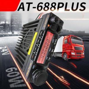 New Arrival AT-688plus Anytone AT688plus 60W 24V Truck Car Mobile Transciever