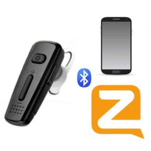 PTT HFP HSP Bluetooth Headset Earphone Microphone For Zello KODIAK AZETTI GROUPTAIK Radio