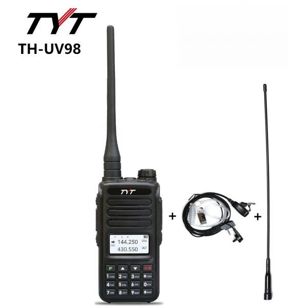 TYT TH-UV98 Walkie Talkie 10W 3200mAh Battery Dual Band UHF VHF Portable Transceiver TH-UV88 PLUS