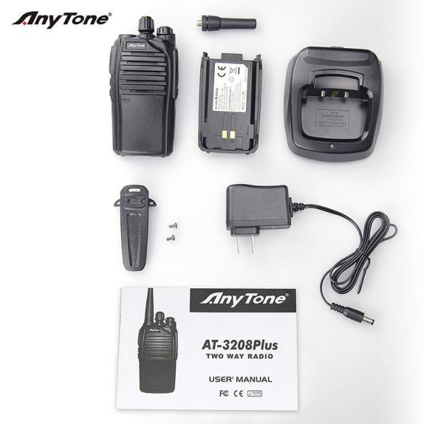 Anytone AT-3208 Plus Single band VHF UHF Long Range Walkie-talkie  Anytone AT3208 Plus Professional Radio - Image 6