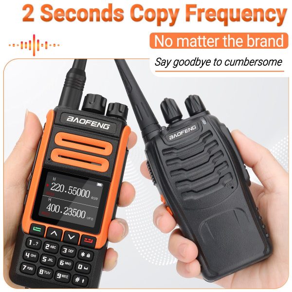 BAOFENG BF-1802L High Power Tri-Band Walkie Talkie Long Range NOAA Weather Wireless Copy Frequency Two Way Radio UV-5R K5 For Hunting - Image 3