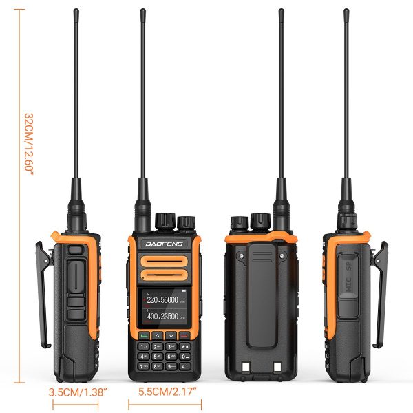 BAOFENG BF-1802L High Power Tri-Band Walkie Talkie Long Range NOAA Weather Wireless Copy Frequency Two Way Radio UV-5R K5 For Hunting - Image 5