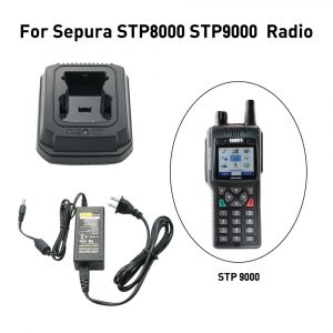 Desktop Quick Charger Set for STP8000 STP9000 Sepura Series Ham Radio RF Transceiver Charger
