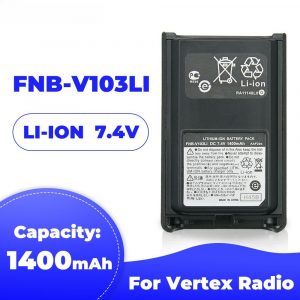 1400mAh 7.4V FNB-V103LI Battery for Vertex VX-230 VX-231 VX-234 VX-228 FNB-V103LIA Walkie Talkie