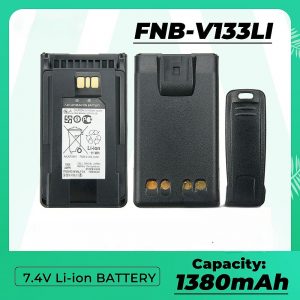 NEW 1380mAh FNB-V133Li Replacement Battery for Vertex EVX-231 YAESU EVX-530 etc Walkie Talkie Battery